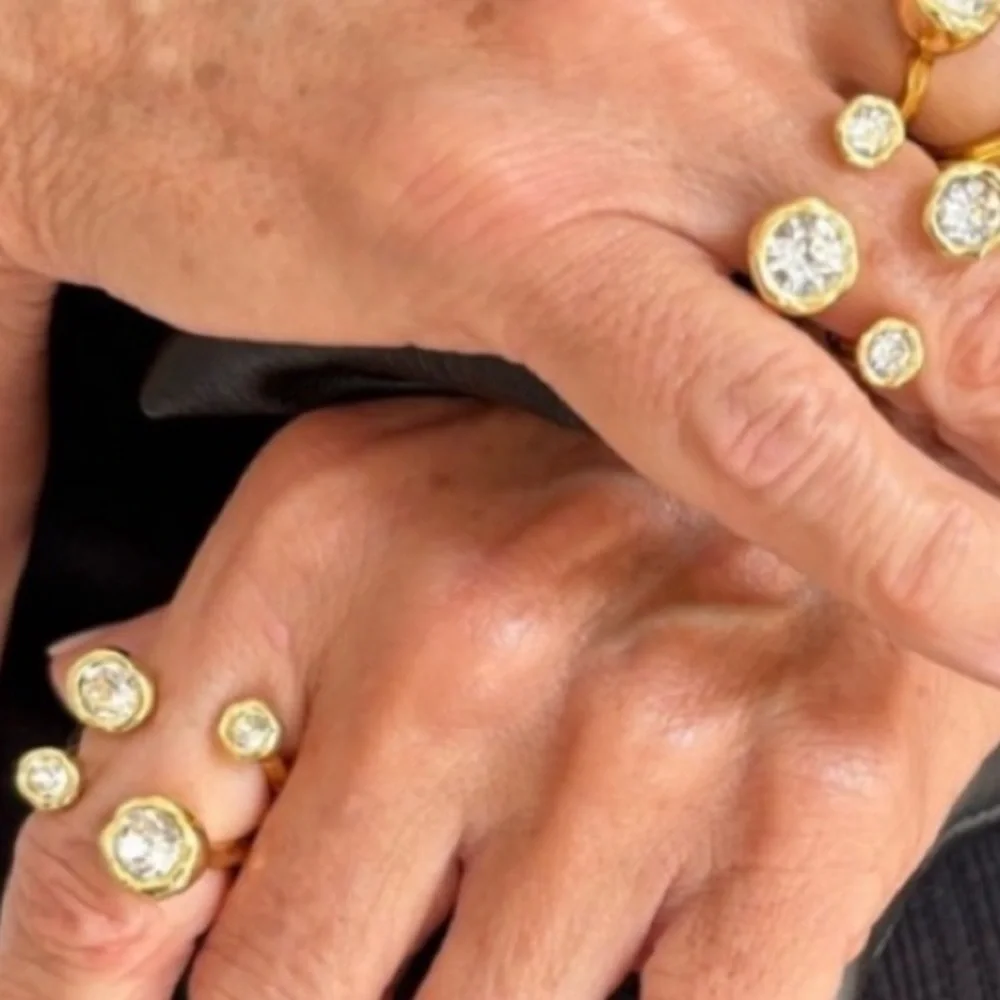 ALEXIS BITTAR • Asterales Gold Open Ring